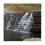 Waterfall at Laurel Hill State Park I Ceramic Tile