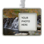 Waterfall at Laurel Hill State Park I Christmas Ornament