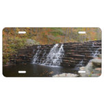 Waterfall at Laurel Hill State Park I License Plate