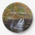 Waterfall at Laurel Hill State Park I Paper Plates