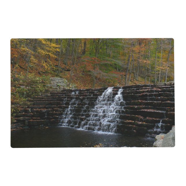 Waterfall at Laurel Hill State Park I Placemat (Front)