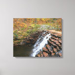 Waterfall at Laurel Hill State Park II Canvas Print