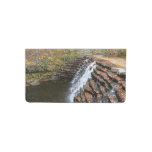 Waterfall at Laurel Hill State Park II Checkbook Cover