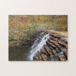 Waterfall at Laurel Hill State Park II Jigsaw Puzzle