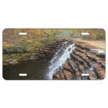 Waterfall at Laurel Hill State Park II License Plate