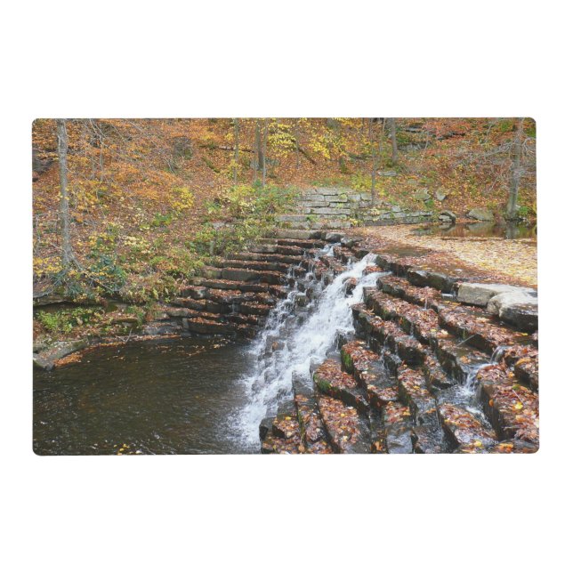 Waterfall at Laurel Hill State Park II Placemat (Front)