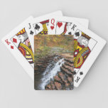 Waterfall at Laurel Hill State Park II Playing Cards