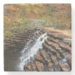 Waterfall at Laurel Hill State Park II Stone Coaster