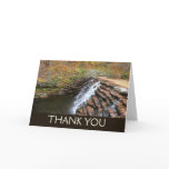 Waterfall at Laurel Hill State Park II Thank You Card