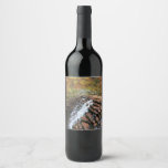 Waterfall at Laurel Hill State Park II Wine Label