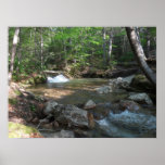 Waterfall at Pemigewasset River I Poster