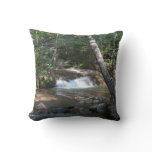 Waterfall at Pemigewasset River II Throw Pillow