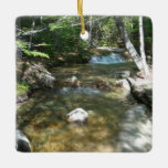 Waterfall at Pemigewasset River III Ceramic Ornament