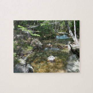 Waterfall at Pemigewasset River III Jigsaw Puzzle