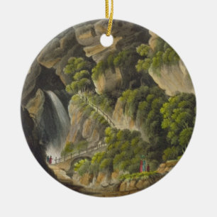 Waterfall at Shanklin, from 'The Isle of Wight Ill Ceramic Ornament