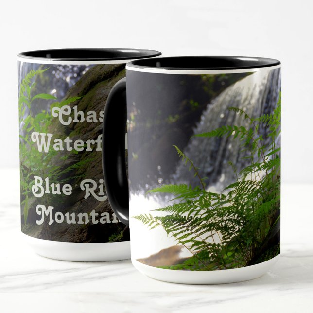 Waterfall Blue Ridge Mountains NC Photographic Mug (Creator Uploaded)