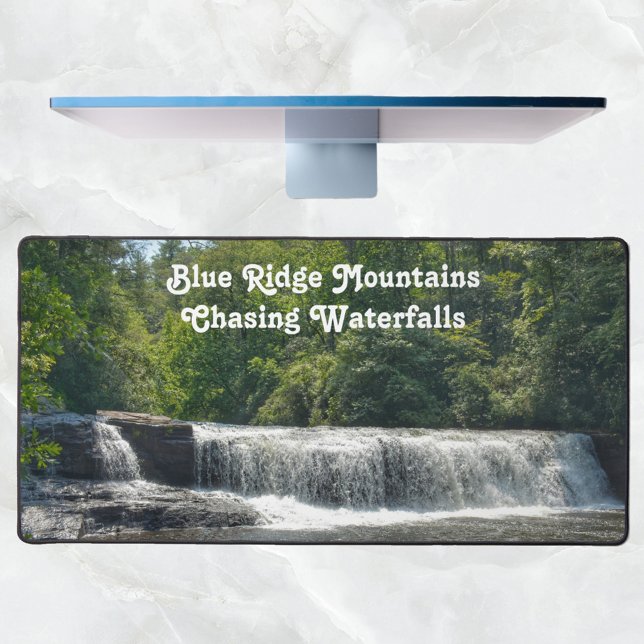 Waterfall Blue Ridge Mountains Photographic Desk Mat (Creator Uploaded)