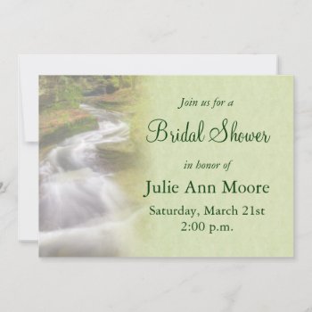 Waterfall Bridal Shower Invitation by Lasting__Impressions at Zazzle