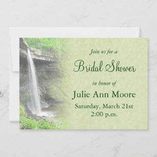 Waterfall Bridal Shower Invitation