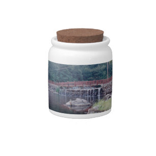 Waterfall Bridge Candy Jar
