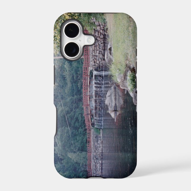 Waterfall Bridge Iphone Case (Back)