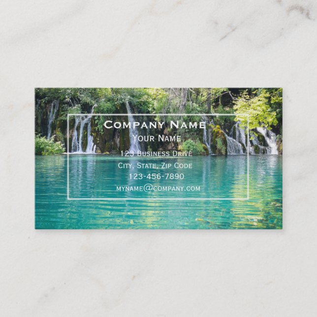 Waterfall Business Card (Front)