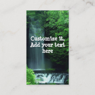 Waterfall business cards