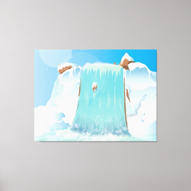 Waterfall Canvas Print (Front)