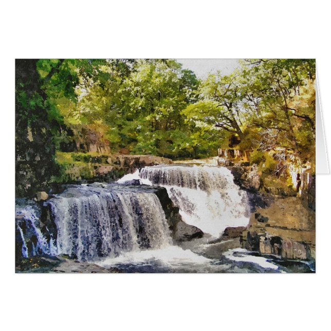 WATERFALL Card (Front Horizontal)