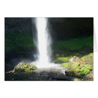 Waterfall. Cards