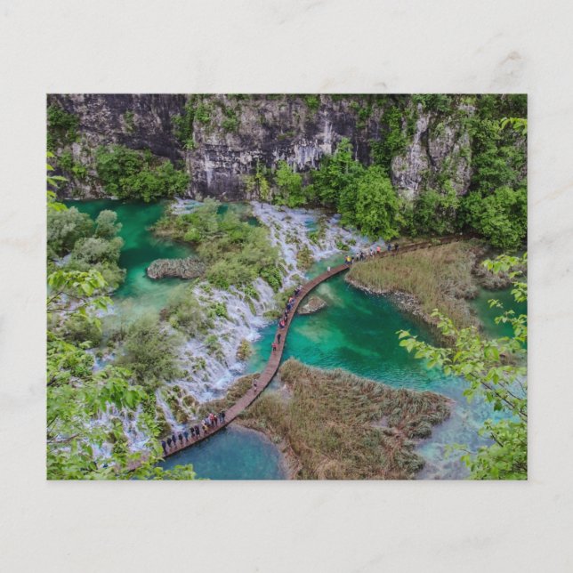 Waterfall cascade of Plitvice lakes park Flyer (Front)