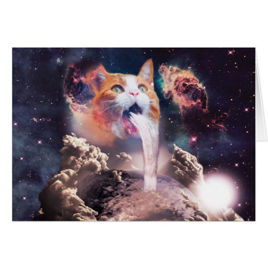 Waterfall cat cards (Front Horizontal)