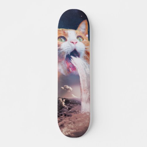 Waterfall cat skateboard