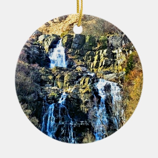 WATERFALL CERAMIC ORNAMENT (Front)