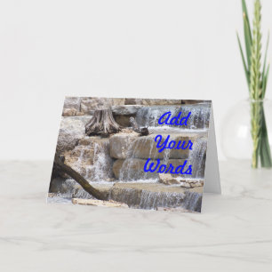 Waterfall- customize card