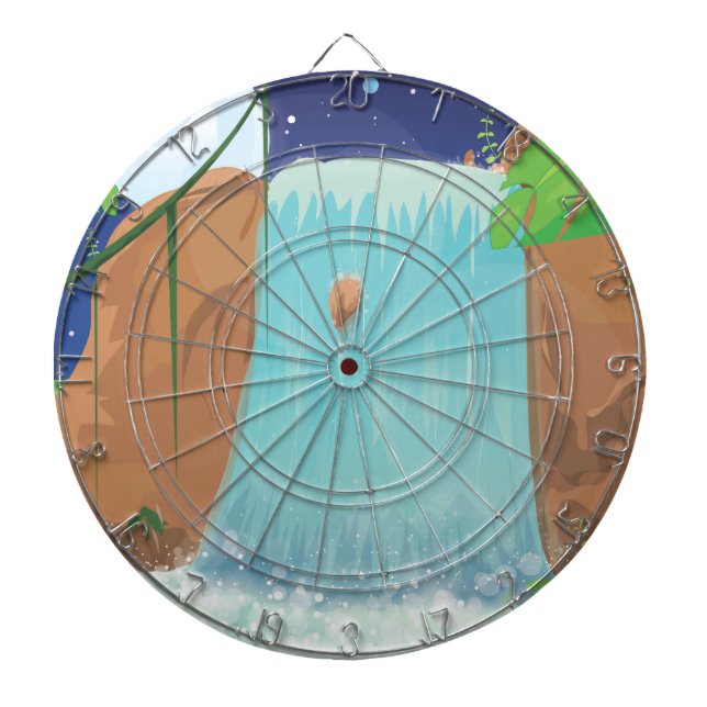 Waterfall Dart Board (Front)