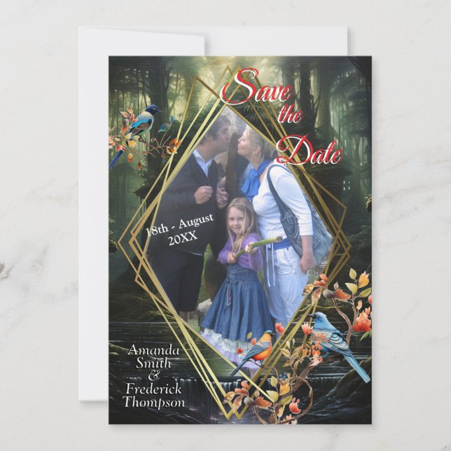 Waterfall Destination Landscapes of Our world Invitation (Front)