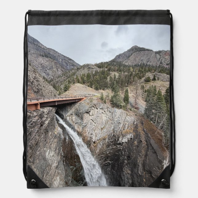 Waterfall Drawstring Bag (Front)