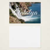 Waterfall Duden in Antalya (Turkey) Postcard (Front & Back)