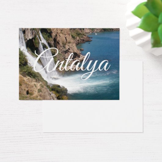 Waterfall Duden in Antalya (Turkey) Postcard (Desk)