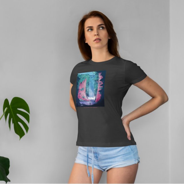 Waterfall Fantasy Landscape T-Shirt (Creator Uploaded)