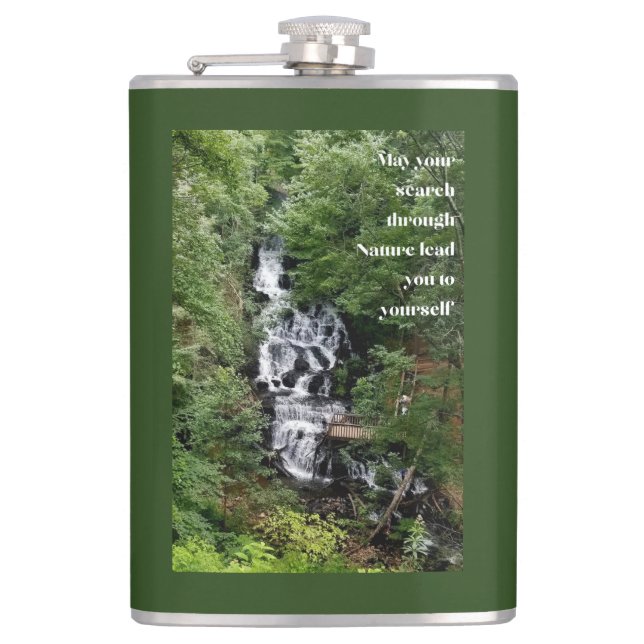 Waterfall    flask (Front)