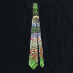 Waterfall Garden Tie<br><div class="desc">Show your style and appreciation for nature with this colorful tie featuring a scene of a floral garden and cascade of water. Wearable art... that's what it's all about.</div>