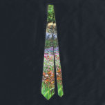 Waterfall Garden Tie<br><div class="desc">Show your style and appreciation for nature with this colorful tie featuring a scene of a floral garden and cascade of water. Wearable art... that's what it's all about.</div>