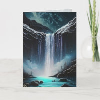 Waterfall Graphic Arts Card