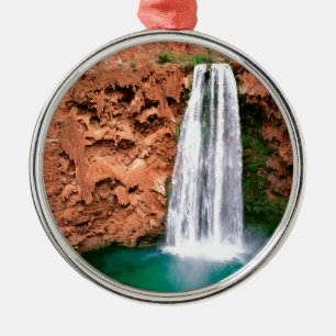 Waterfall Havasupai Mooni Grand Canyon Arizona Metal Ornament