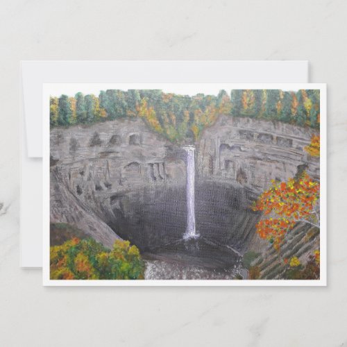 Waterfall Holiday Card
