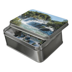 Waterfall in Krka National Park - Dalmatia,Croatia Jigsaw Puzzle