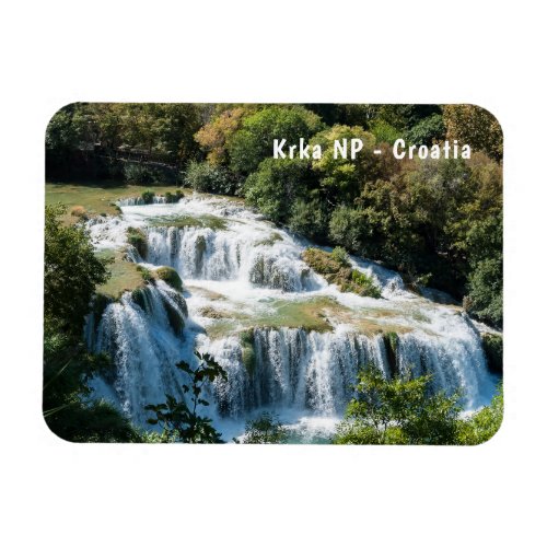 Waterfall in Krka National Park _ DalmatiaCroatia Magnet