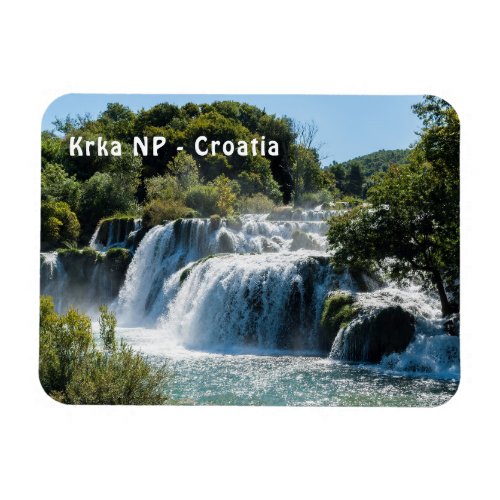 Waterfall in Krka National Park _ DalmatiaCroatia Magnet